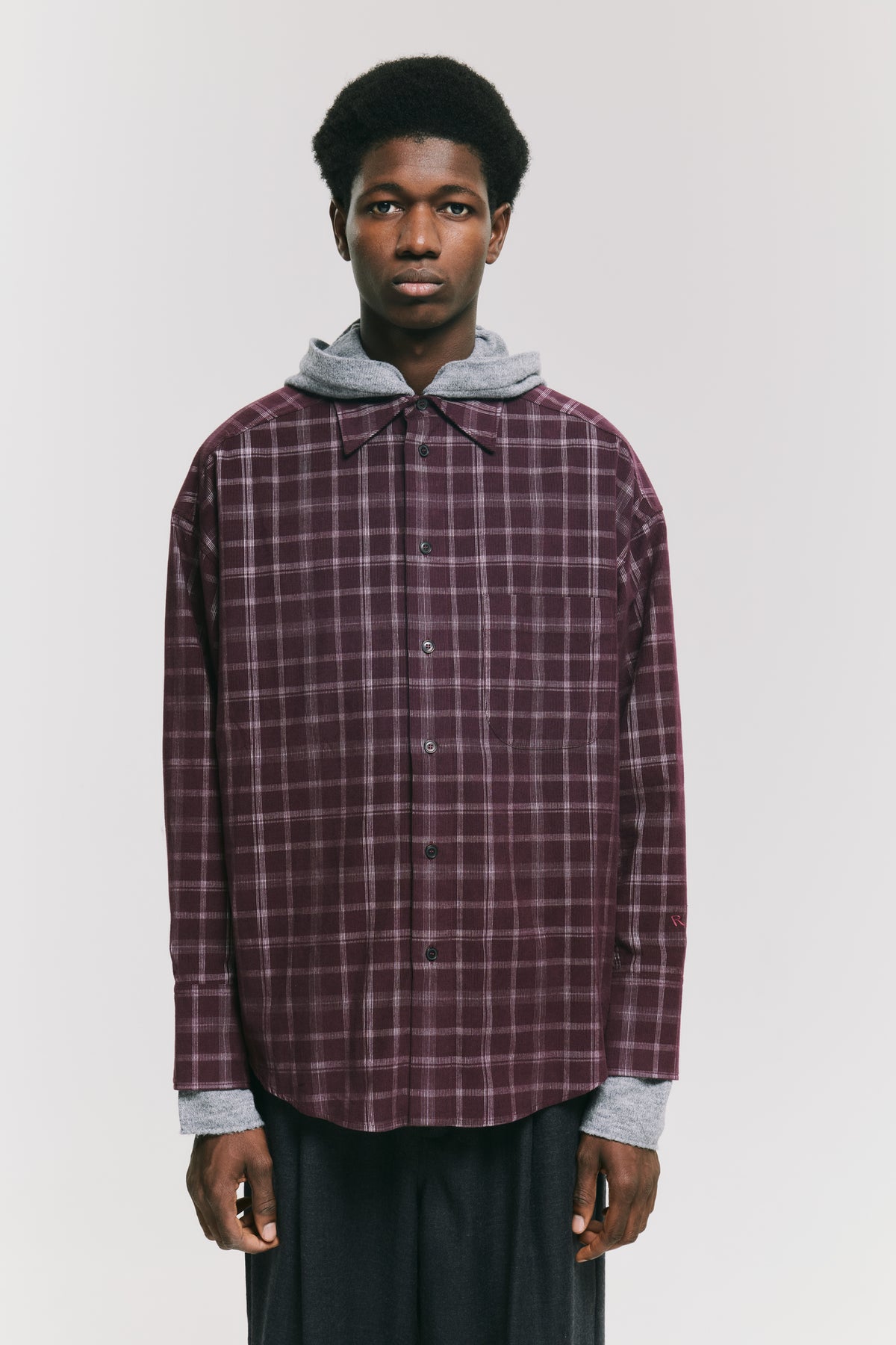 BAT FIT SHIRT CANELES CHECK