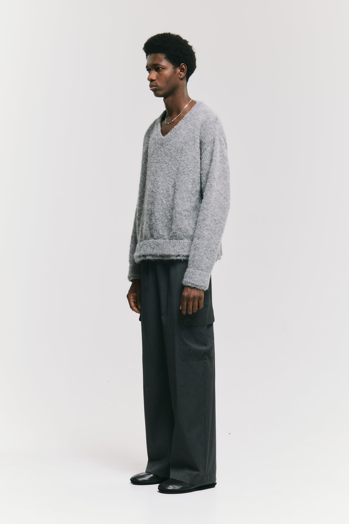 SCOLLO A V WILD BRUSHED GREY