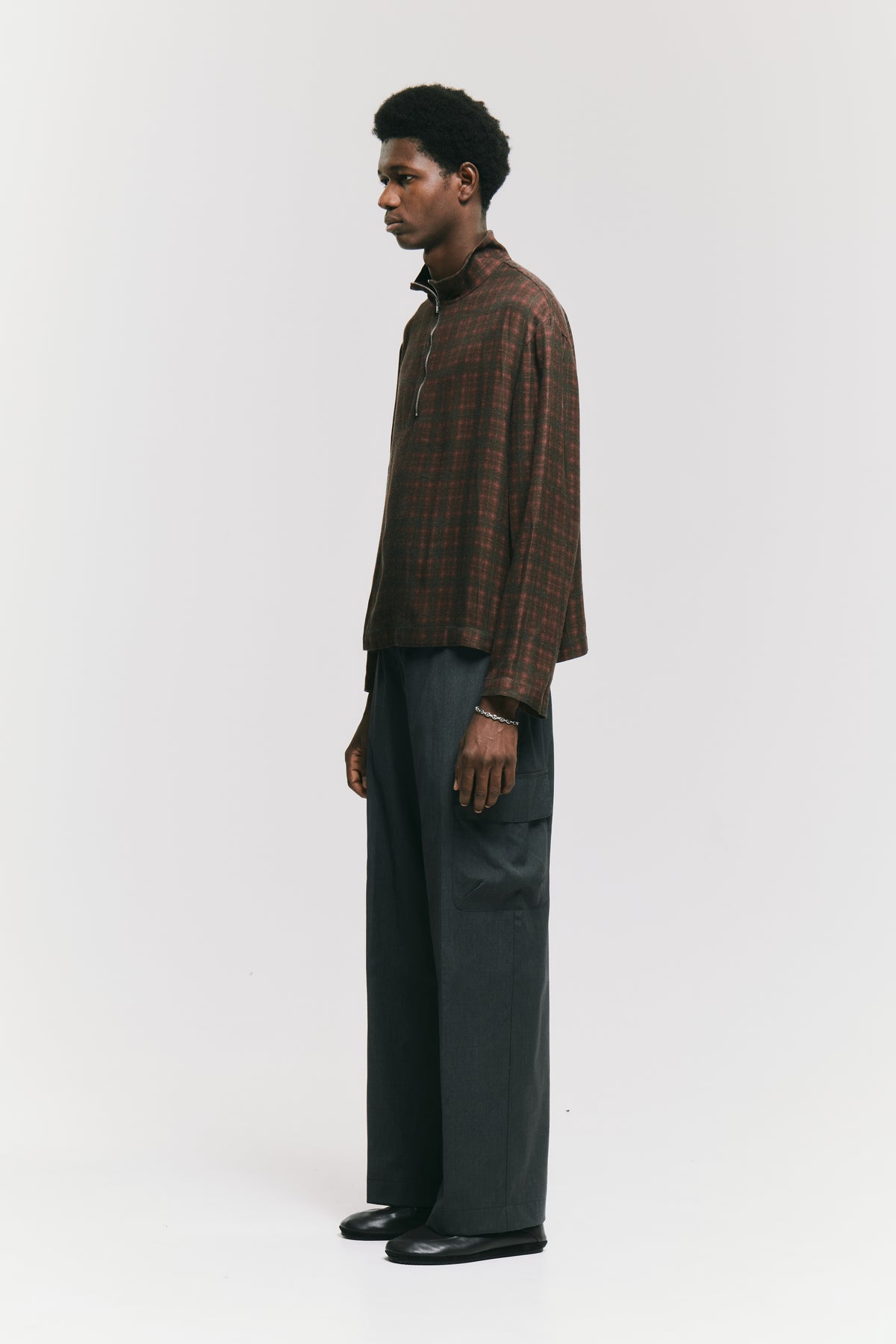 KAPPA ZIP SHIRT EGADI CHECK