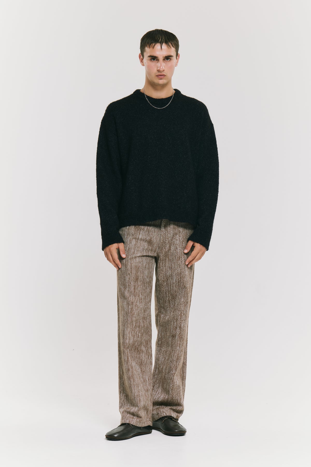 DEAN CREWNECK BLUE BLACK