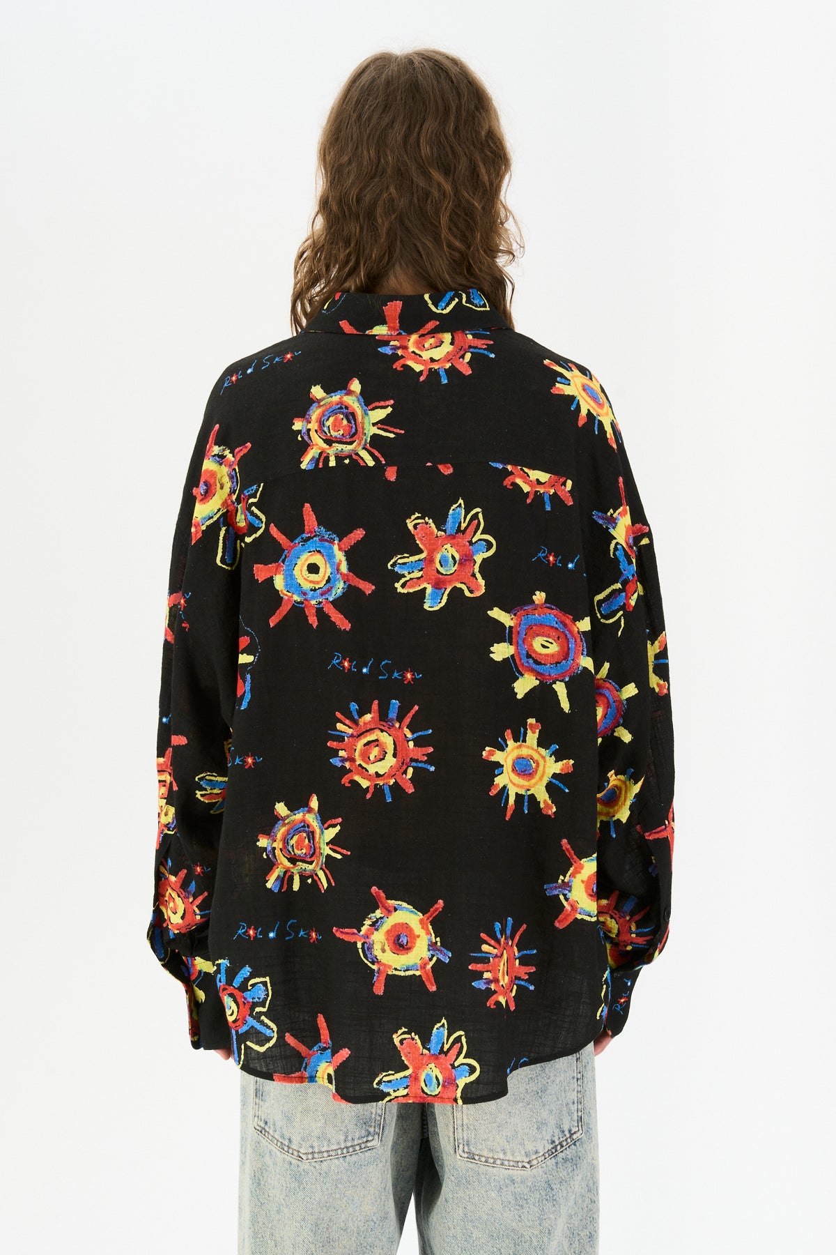 BAT FIT SHIRT BLACK WITH SUN