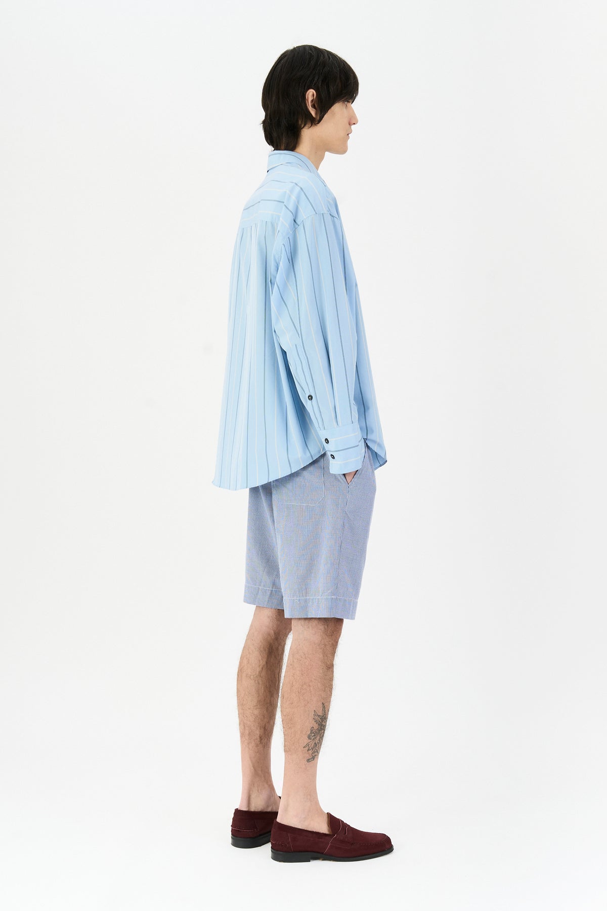BAT FIT SHIRT BLUE SKY STRIPES
