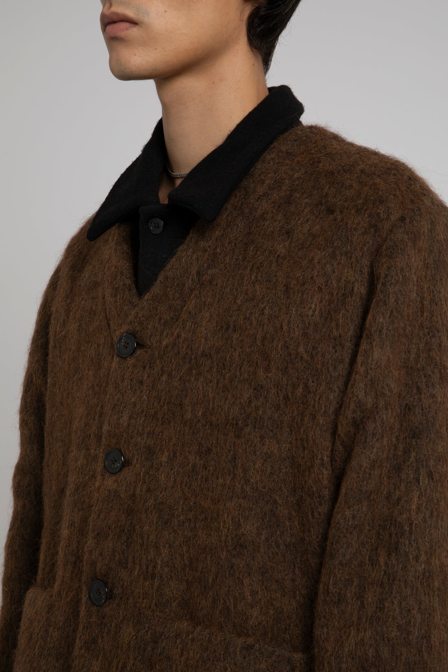 ROYAL CARDIGAN LIGHT BROWN