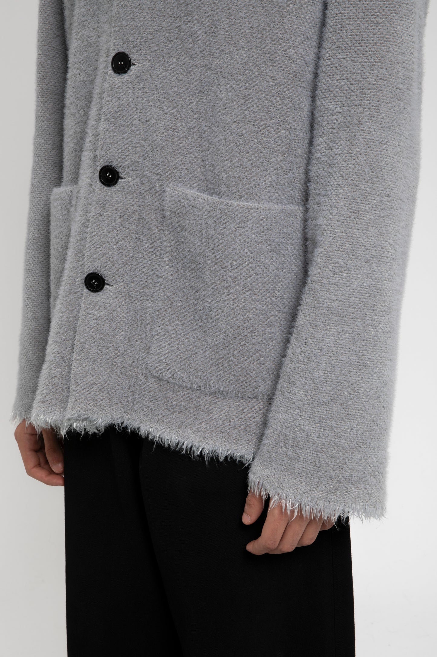 ROYAL CARDIGAN LIGHT GREY