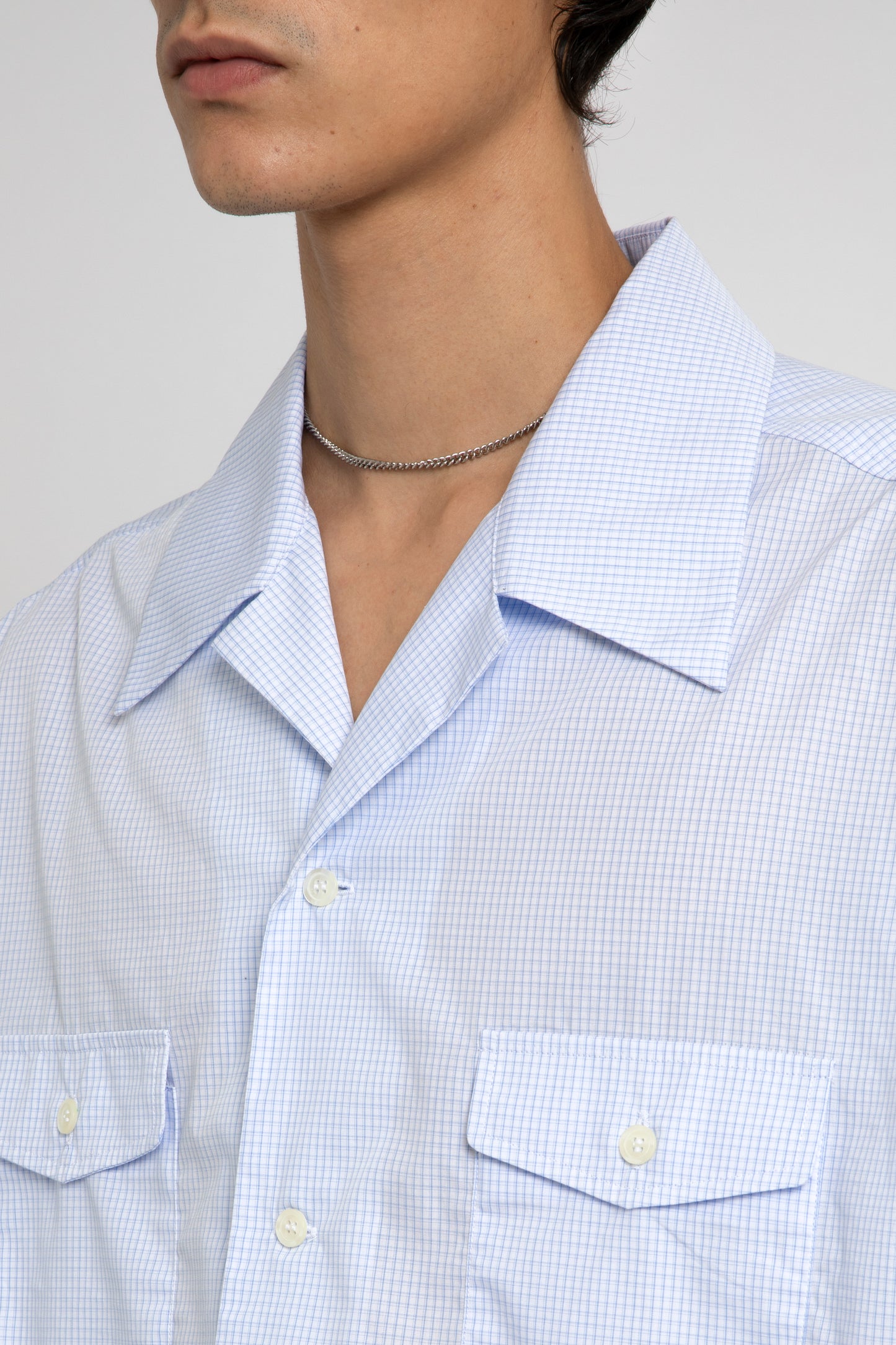 CUBA SHIRT WHITE MINICHECK