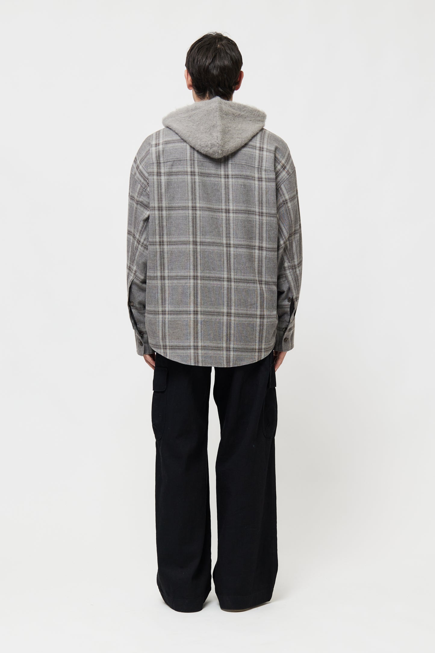 BAT FIT SHIRT GREY CHECK