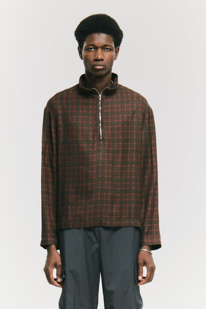 KAPPA ZIP SHIRT EGADI CHECK