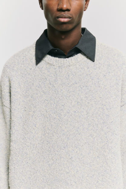 DEAN CREWNECK SOFT YELLOW GREY
