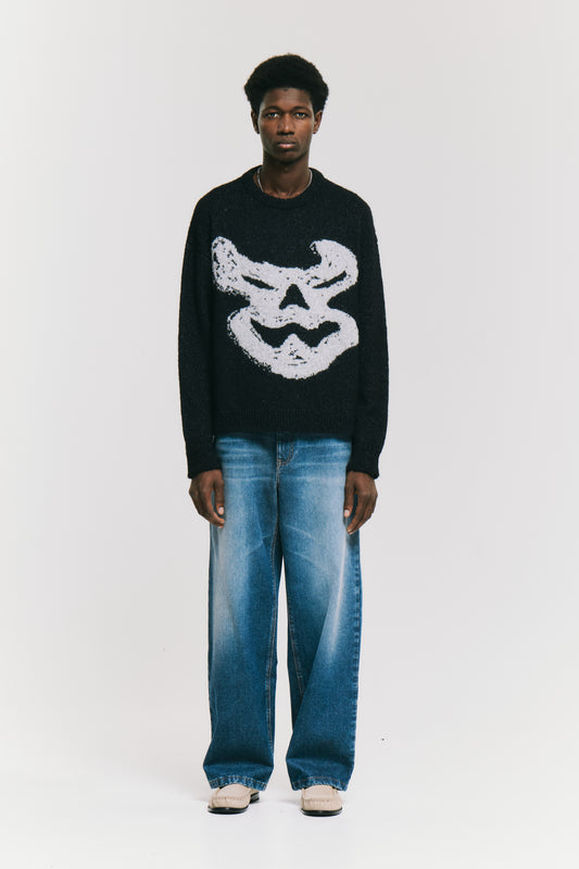 DEAN CREWNECK BLACK MOSTRO