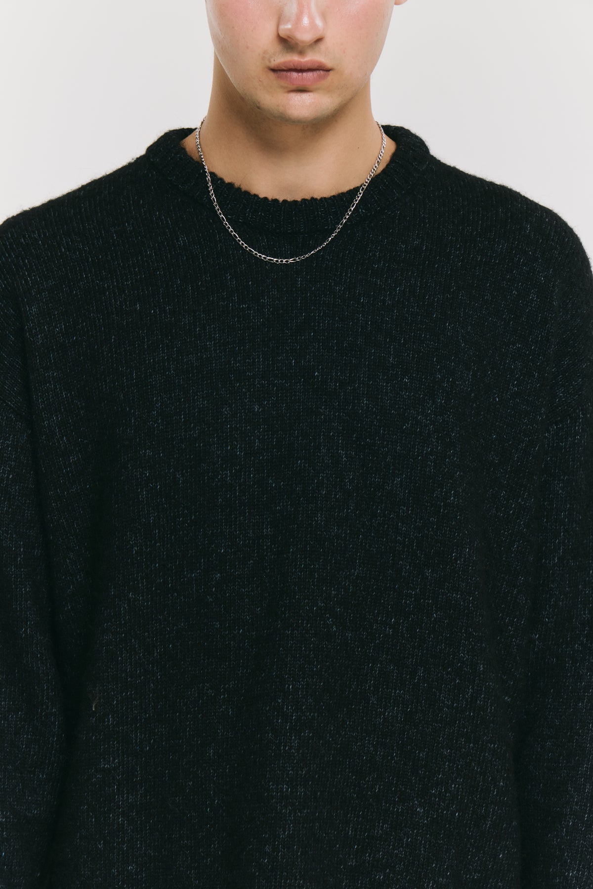 DEAN CREWNECK BLUE BLACK