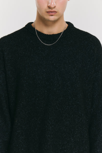 DEAN CREWNECK BLUE BLACK
