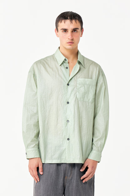 SLIT SHIRT APPLE GREEN