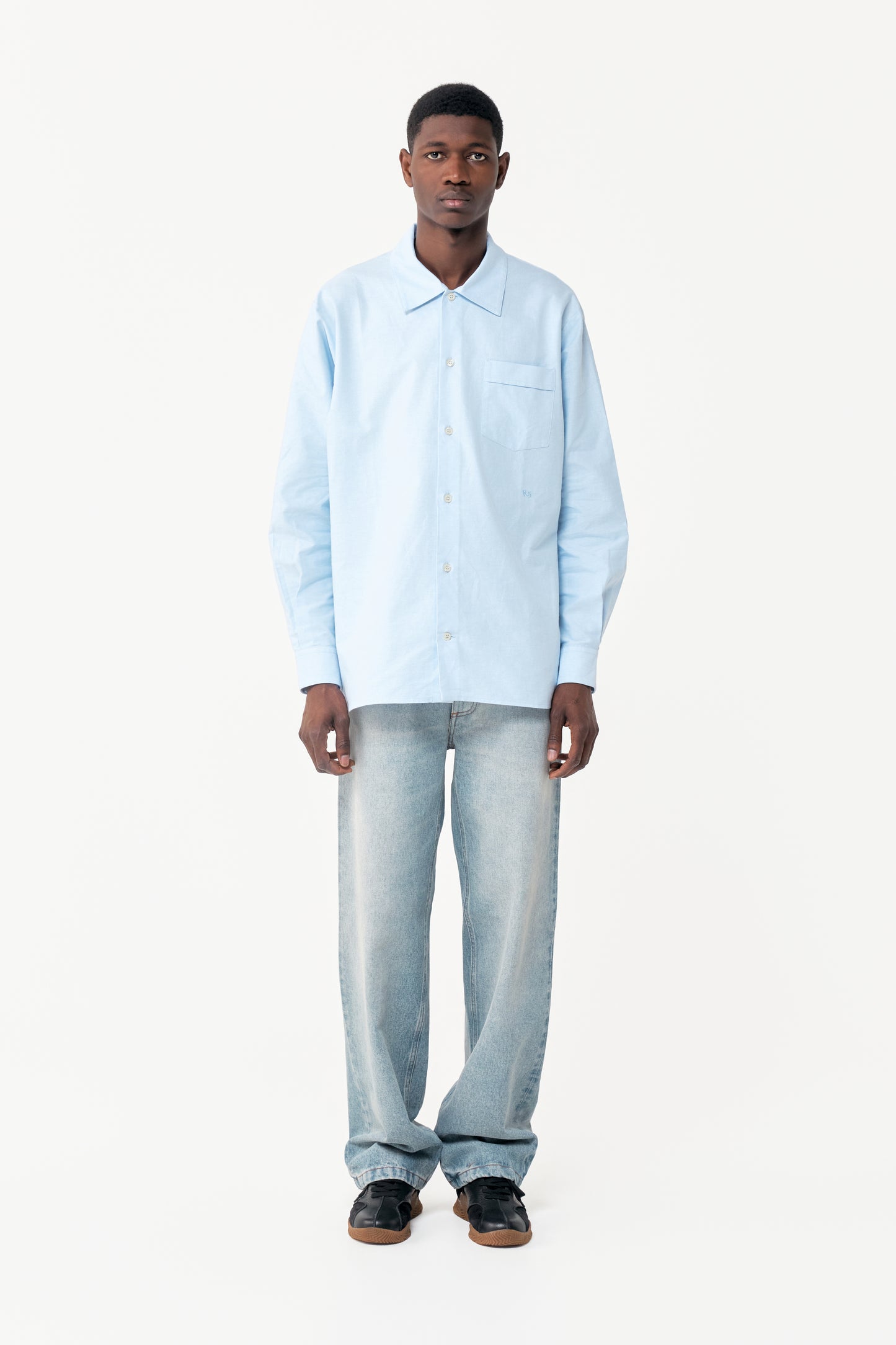 ROUNDED SHIRT SKU BLUE