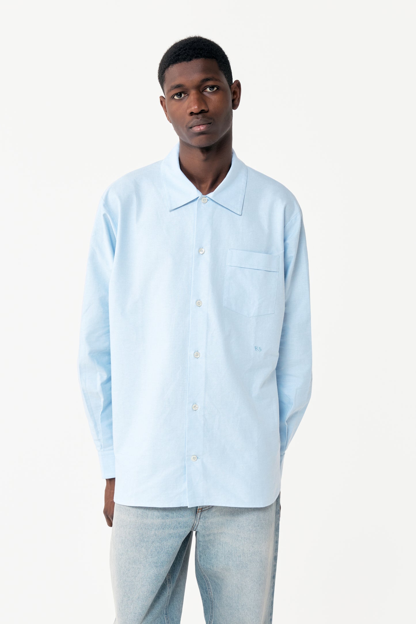 ROUNDED SHIRT SKU BLUE