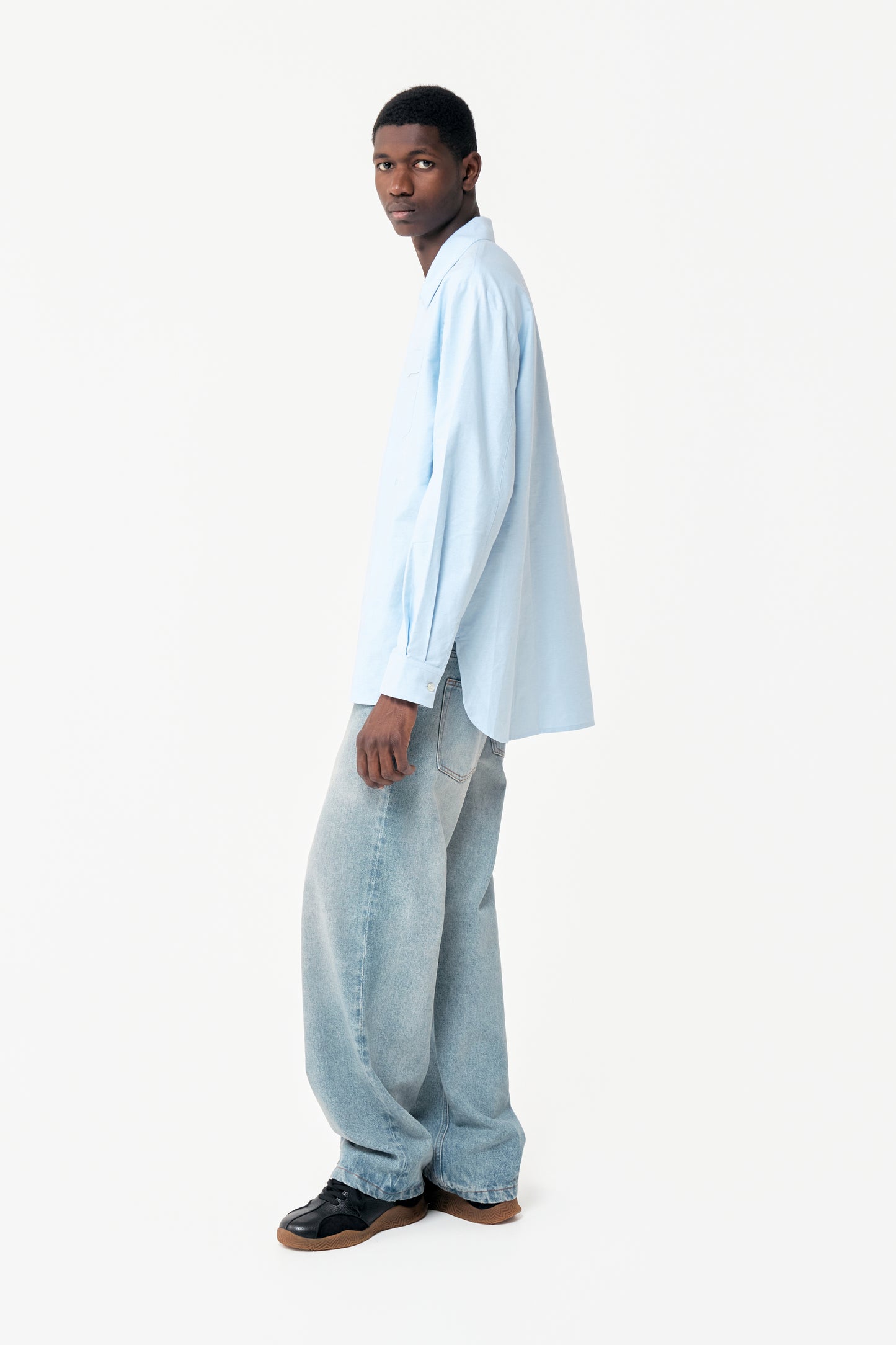 ROUNDED SHIRT SKU BLUE