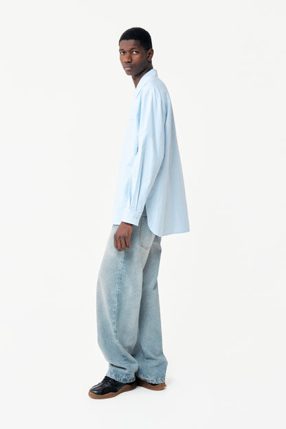 ROUNDED SHIRT SKU BLUE