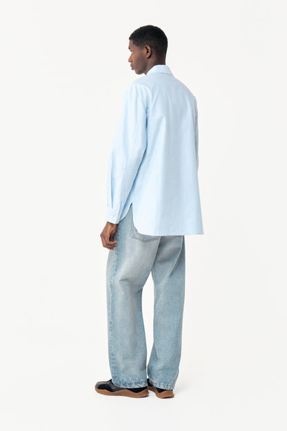 ROUNDED SHIRT SKU BLUE