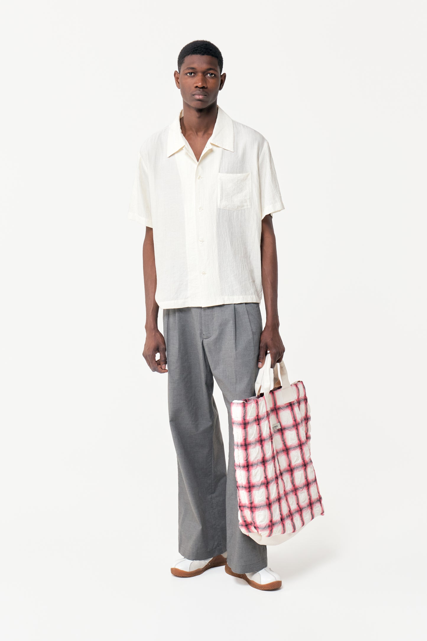 QUADRO SHIRT WHITE WAVE