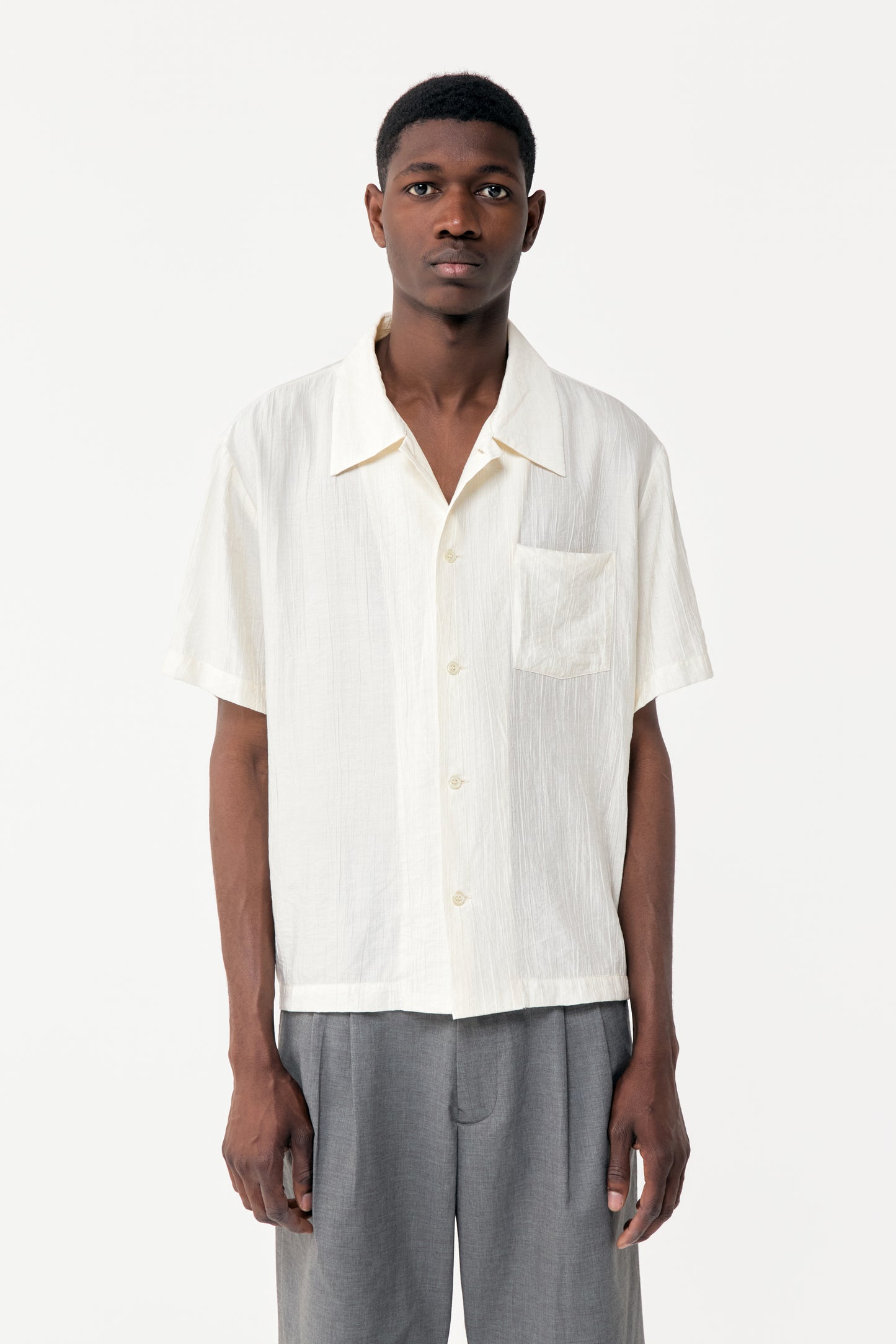 QUADRO SHIRT WHITE WAVE