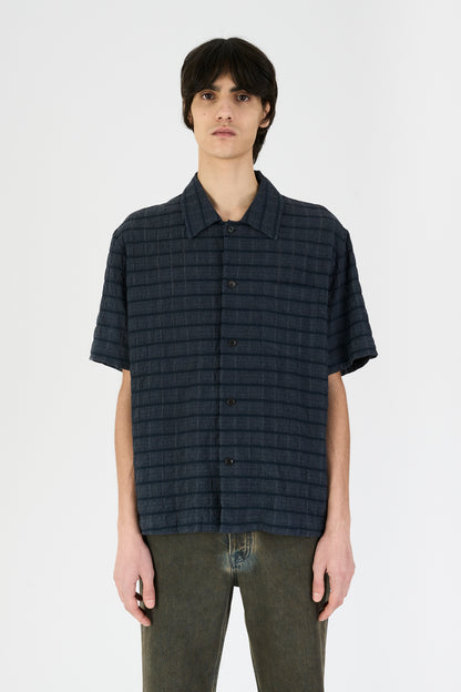 QUADRO SHIRT NAVY CHECK