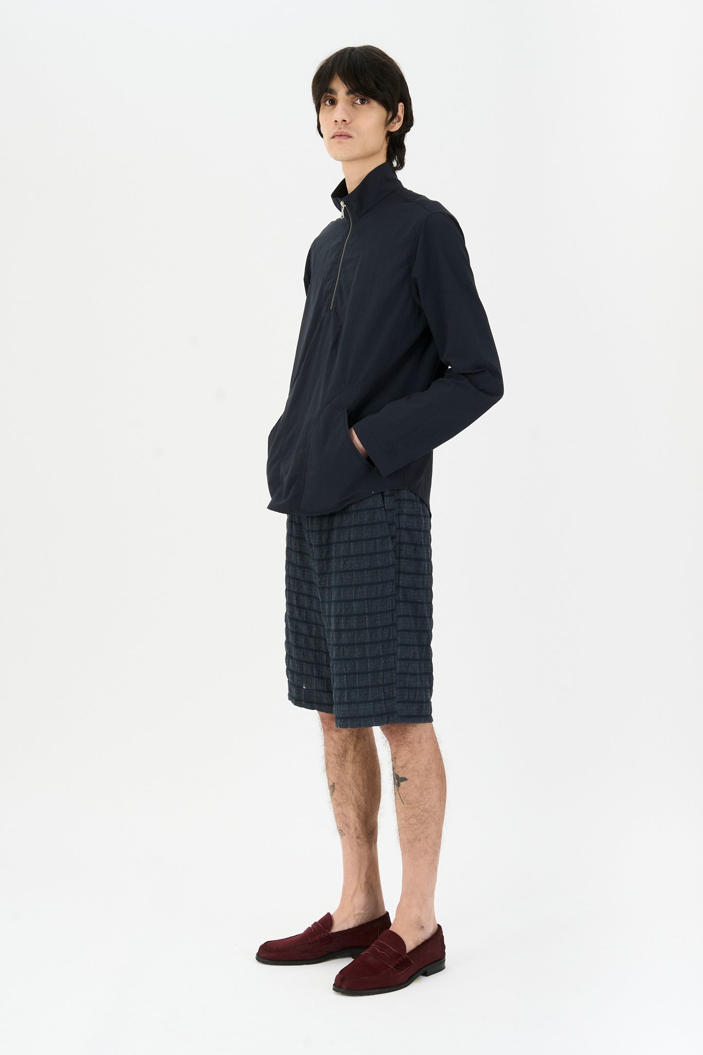 CLASSIC SHORT NAVY CHECK