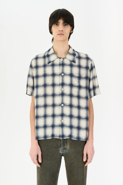 QUADRO SHIRT NAVY BIG CHECK