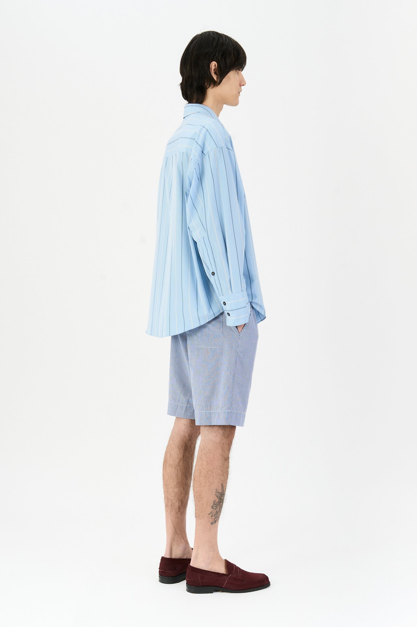 BAT FIT SHIRT BLUE SKY STRIPES