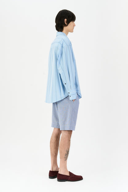 BAT FIT SHIRT BLUE SKY STRIPES
