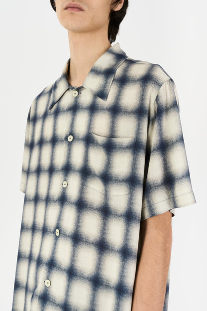 QUADRO SHIRT NAVY BIG CHECK