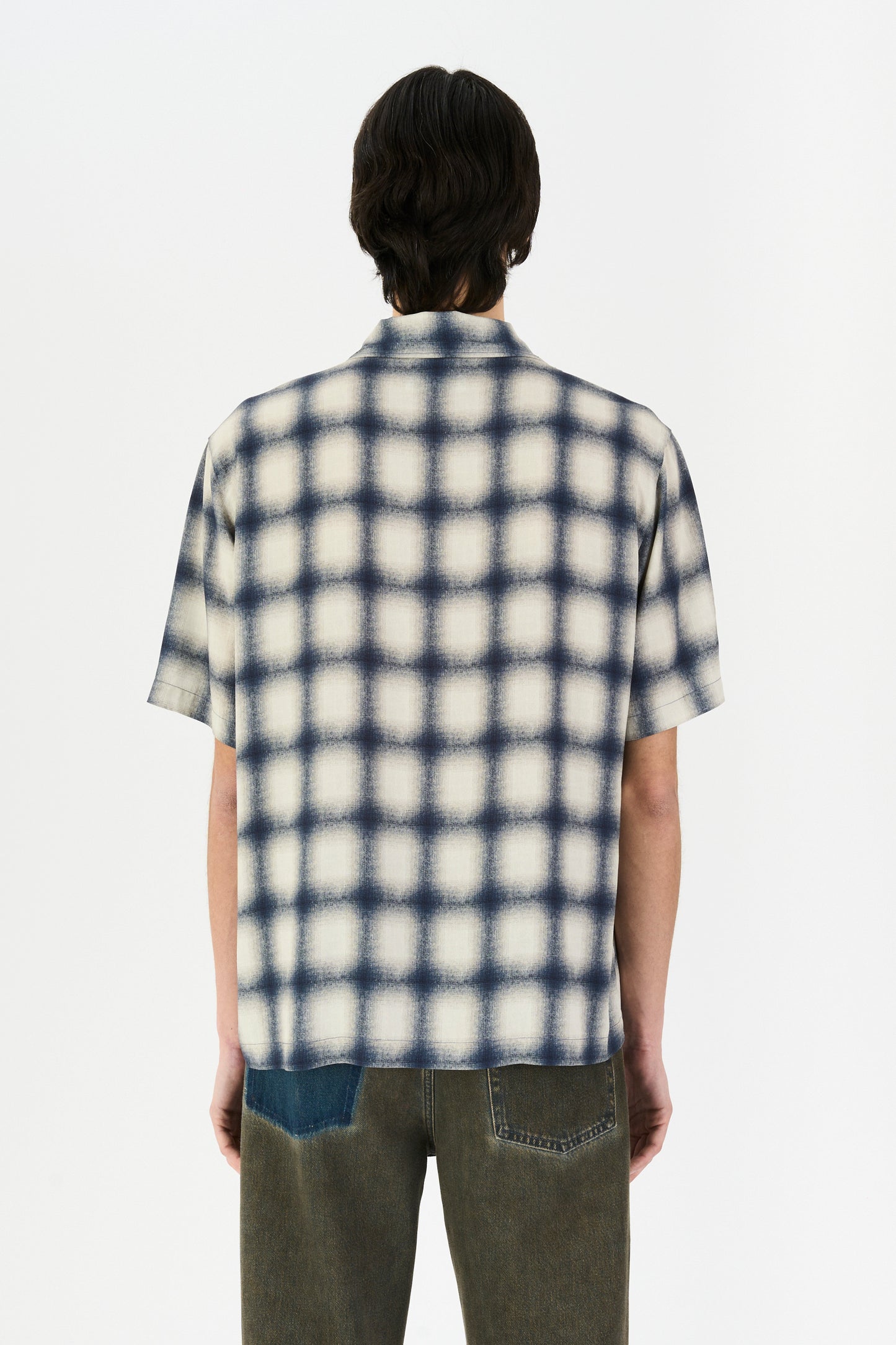 QUADRO SHIRT NAVY BIG CHECK
