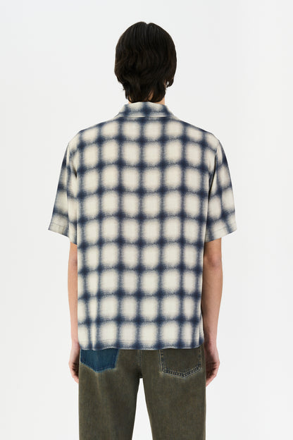 QUADRO SHIRT NAVY BIG CHECK