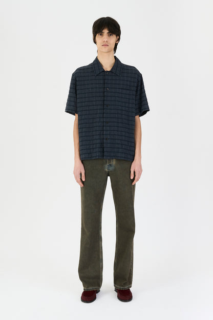 QUADRO SHIRT NAVY CHECK