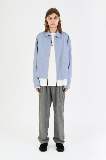 SQUEEZE JACKET BLUE MINICHECK