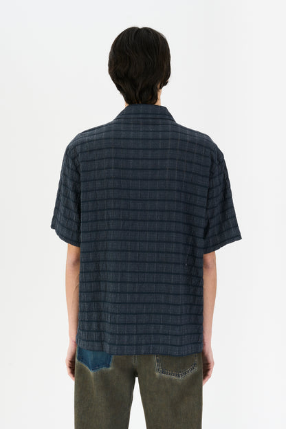 QUADRO SHIRT NAVY CHECK