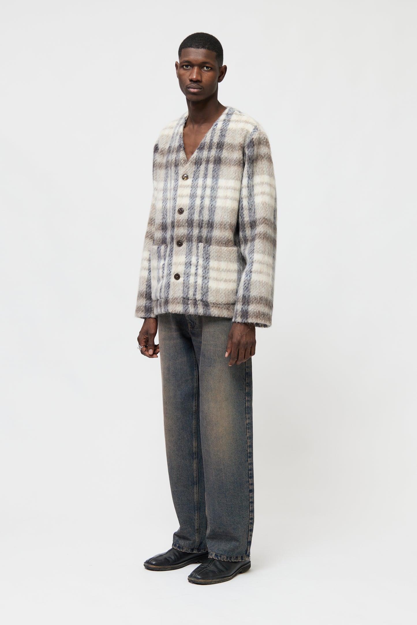 ROYAL CARDIGAN CIANURO CHECK