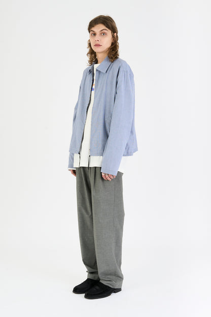SQUEEZE JACKET BLUE MINICHECK