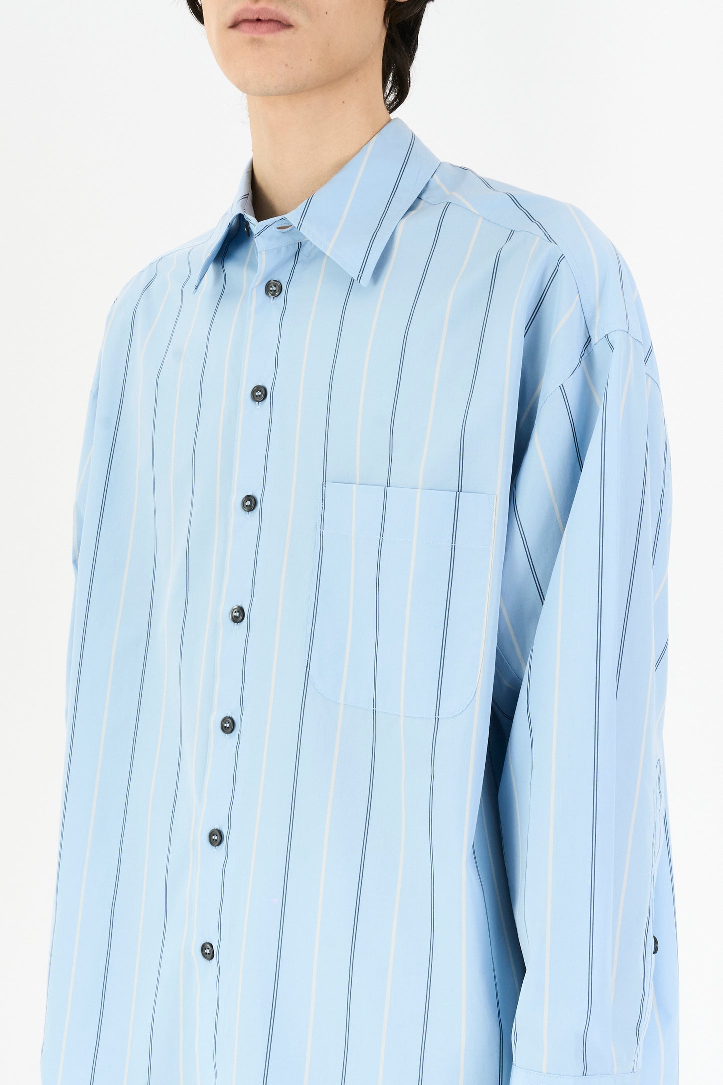 BAT FIT SHIRT BLUE SKY STRIPES